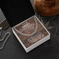 To My Daddy Cuban Chain Necklace *cd2