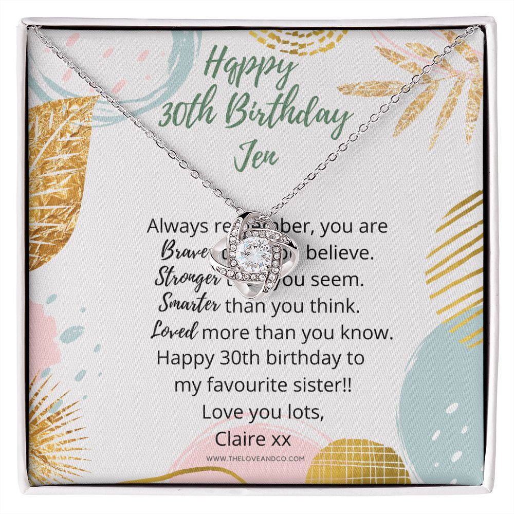 CUSTOM - Happy 30th Birthday Claire J