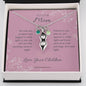 To Our Mom Love Your Children Peapod Necklace