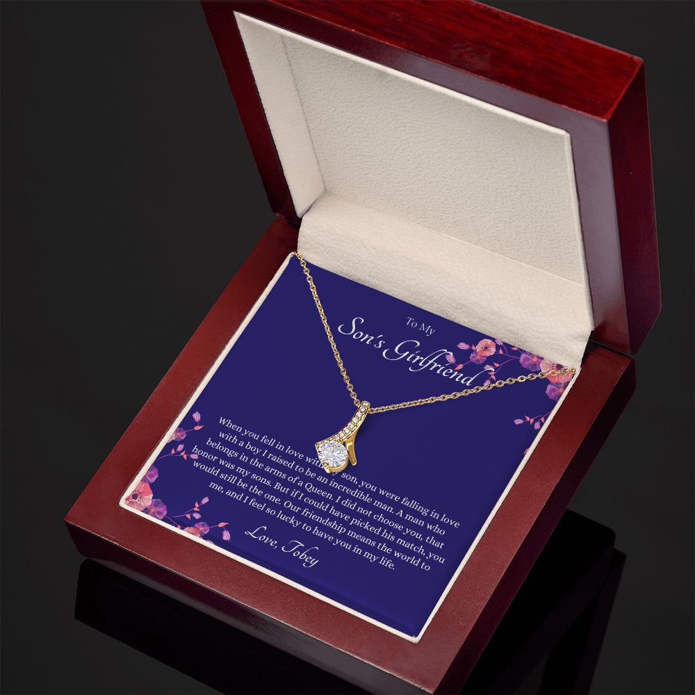 CUSTOM - To My Son's Girlfriend love Tobey John Joyner