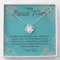 To My Bonus Mom Necklace