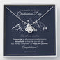 To a Beautiful Girl on Graduation Day Mountains Necklace *gd40