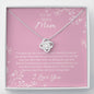 To My Hero Mom Necklace