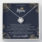 To My Badass Mom Necklace From Daughter