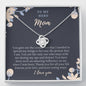 To My Hero Mom Necklace