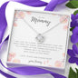 To My Mommy to Be Expectant Mother Baby Shower Push Present Necklace