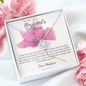 BESTSELLER - To My Boyfriend's Mom Rose Petal Love Knot Necklace