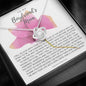 To My Boyfriend's Mom Necklace - Pink Rose Necklace *bf21