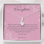 To Our Daughter On Graduation Necklace *gd31