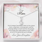 To My Mom From Your Daughter Necklace