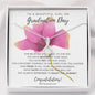 To a Beautiful Girl on Graduation Day Necklace *gd7a