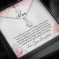 To My Mom From Your Daughter Necklace