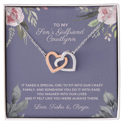 CUSTOM - To My Son's Girlfriend Courtlynn Love Trisha & Roger